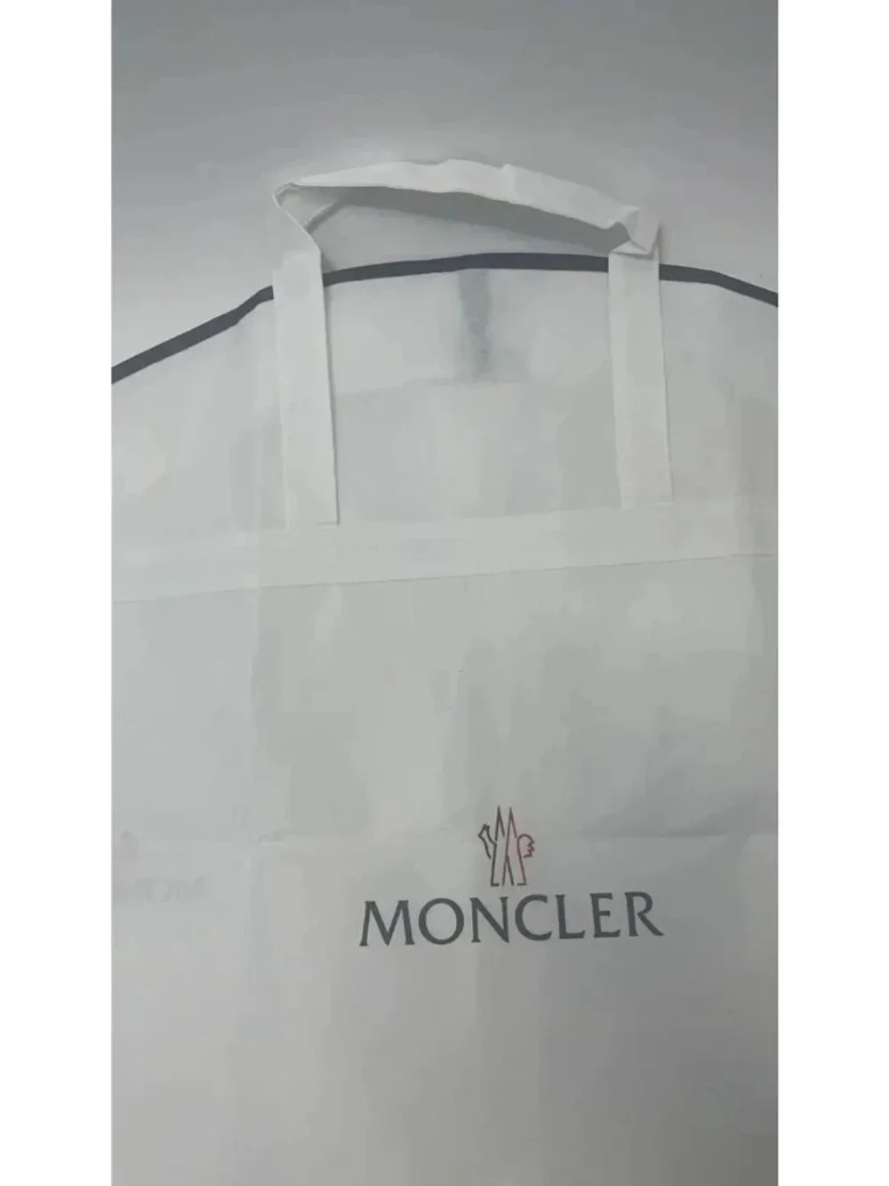 MONCLER Garment Bag Cover Suit Jacket Dust Protector Travel Storage Case